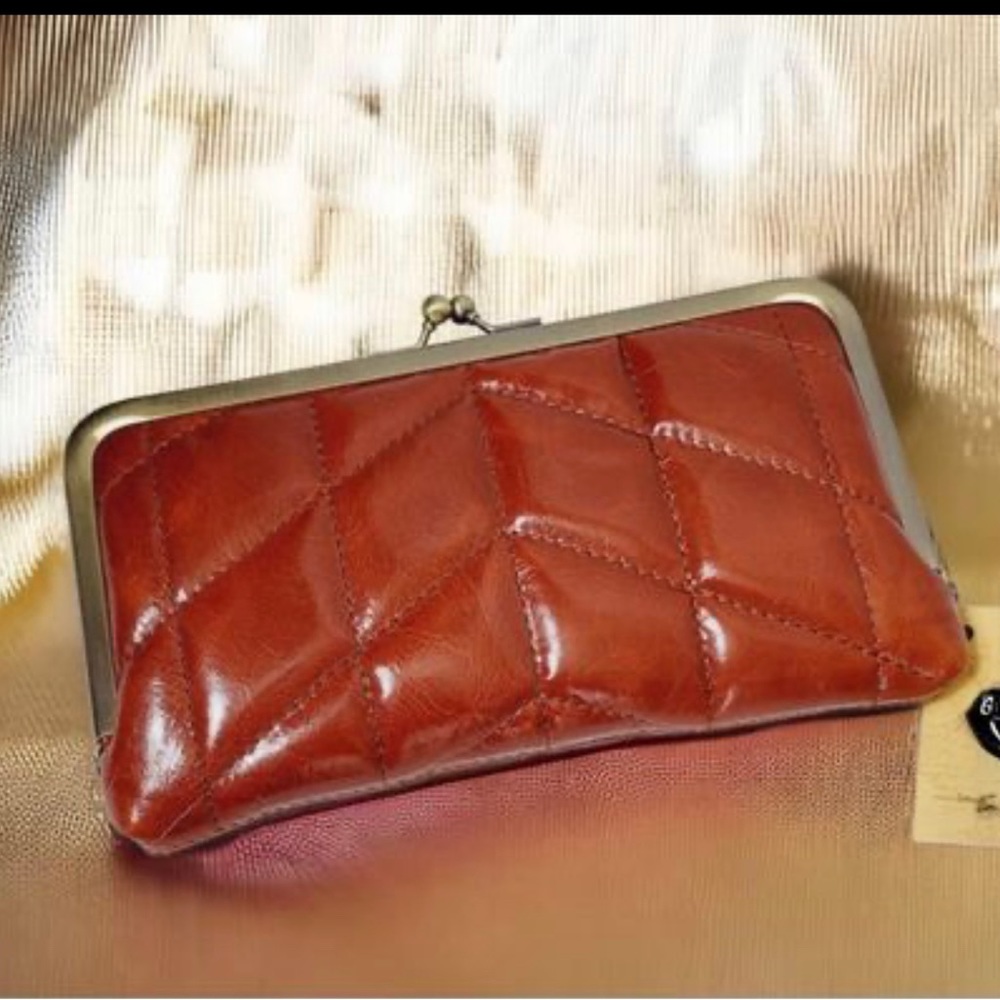 Patricia Nash quilted leather wallet